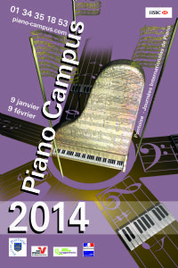 Piano Campus. Du 9 janvier au 9 février 2014 à pontoise. Valdoise. 